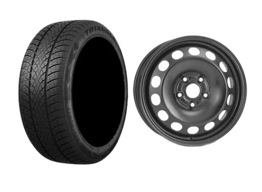 Roata completa VW Golf 5, Skoda Octavia 2, Seat Leon janta otel ALCAR 9165 6x15 + anvelopa Iarna Triangle TW401 195/65R15 91H Roti complete Skoda